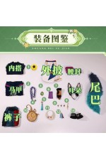 1/3 Delusion Genshin Impact Tighnari Cosplay Costume